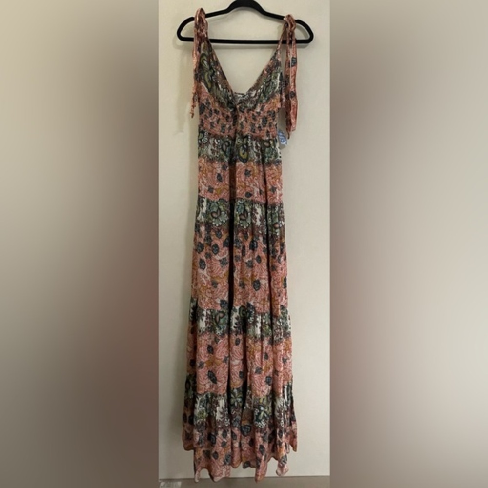 NWT Free People Intimately Let’s Smock About It Boho Maxi Dress - L - Picture 13 of 16